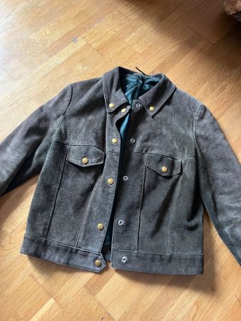 Vintage Lederjacke velours
