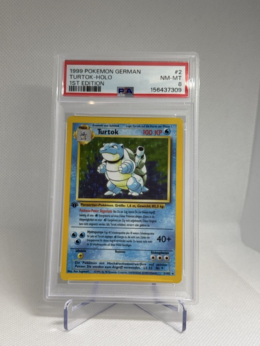 Pokémon Carte collezionabili: Turtok Blastoise Holo 1st Edition NM-MT PSA 8 – Nuovo (secondo la descrizione) da Thal venduto da SidKu1