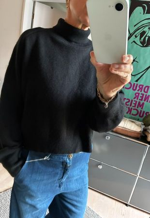 Vanessa Bruno! 100% Kaschmirpullover schwarz Gr. XS/S (36)