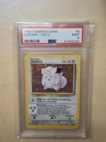 clefairy base set (unlimited) holo rare psa 9