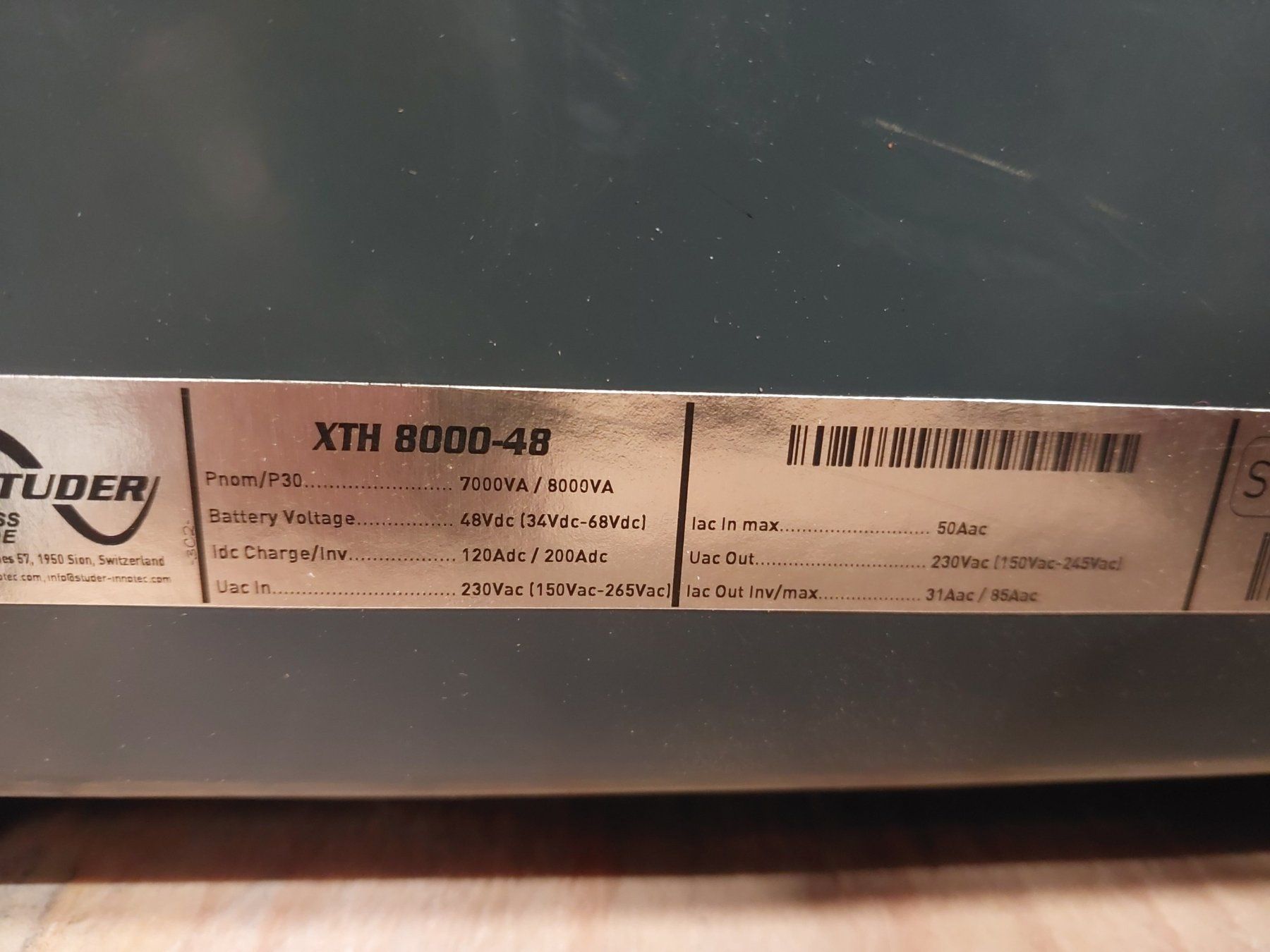 Studer Wechselrichter: Studer Xtender XTH 8000-48 – Gebraucht aus Frutigen von kevin88252 3