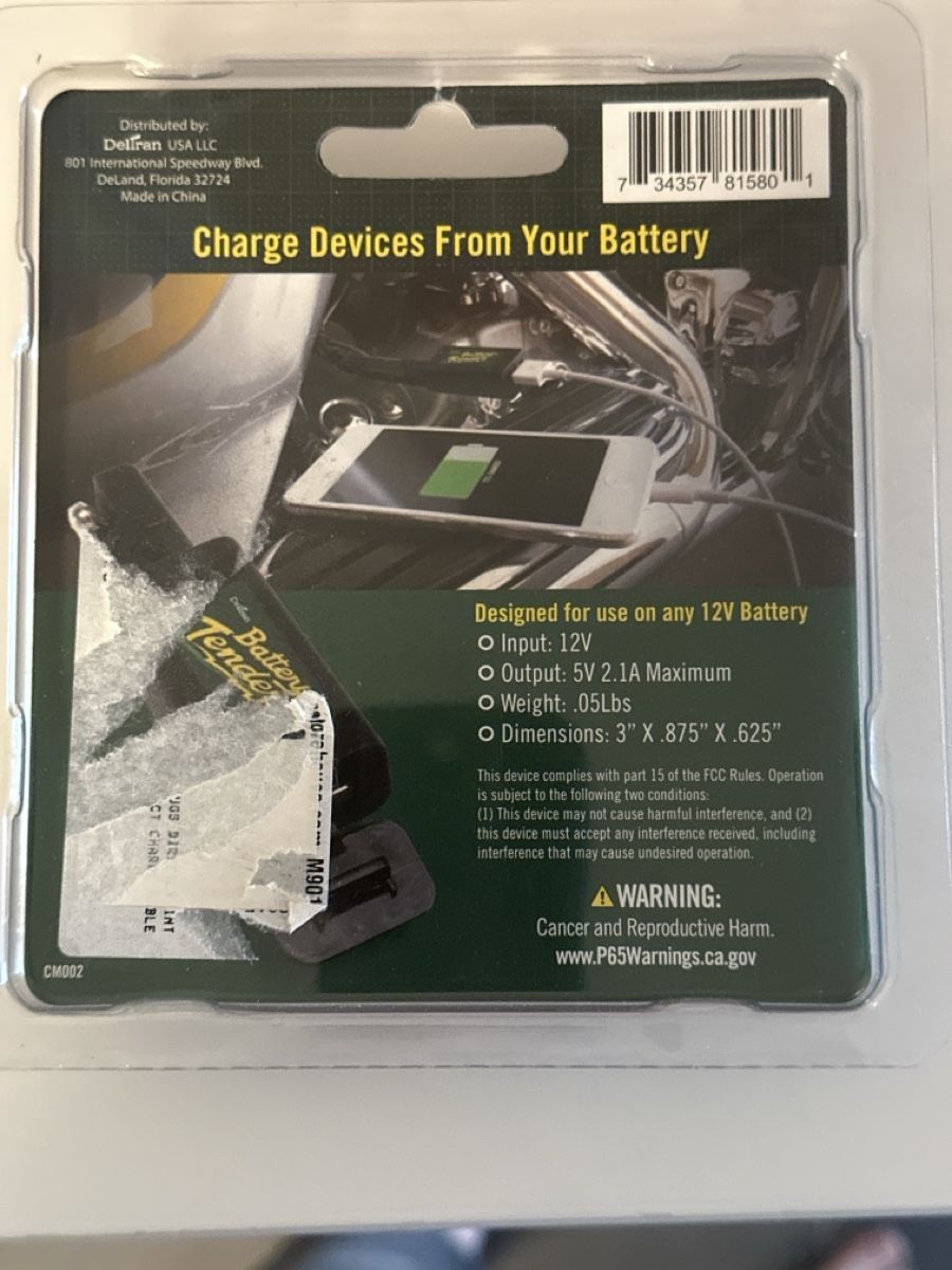 Caricabatterie: USB Charger für Harley Davidson – Nuovo (secondo la descrizione) da Allschwil venduto da Edelweiss007