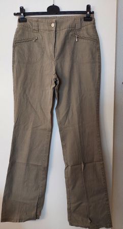 Hose Damen Gr. 38 nulu / olivgrün