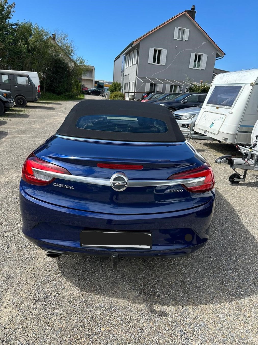 Opel Automobili: Opel Cascada Cabriolet, Blau mit Anhängerkupplung – Usato da Winterthur venduto da steck955 4