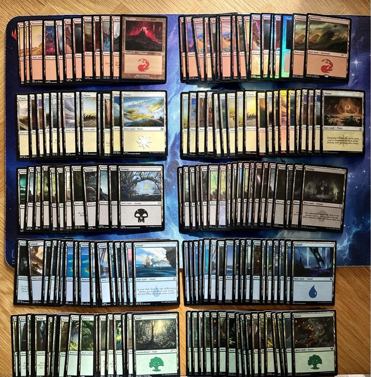 Magic the gathering 180 basic lands (Neu (gemäss Beschreibung)) in ...
