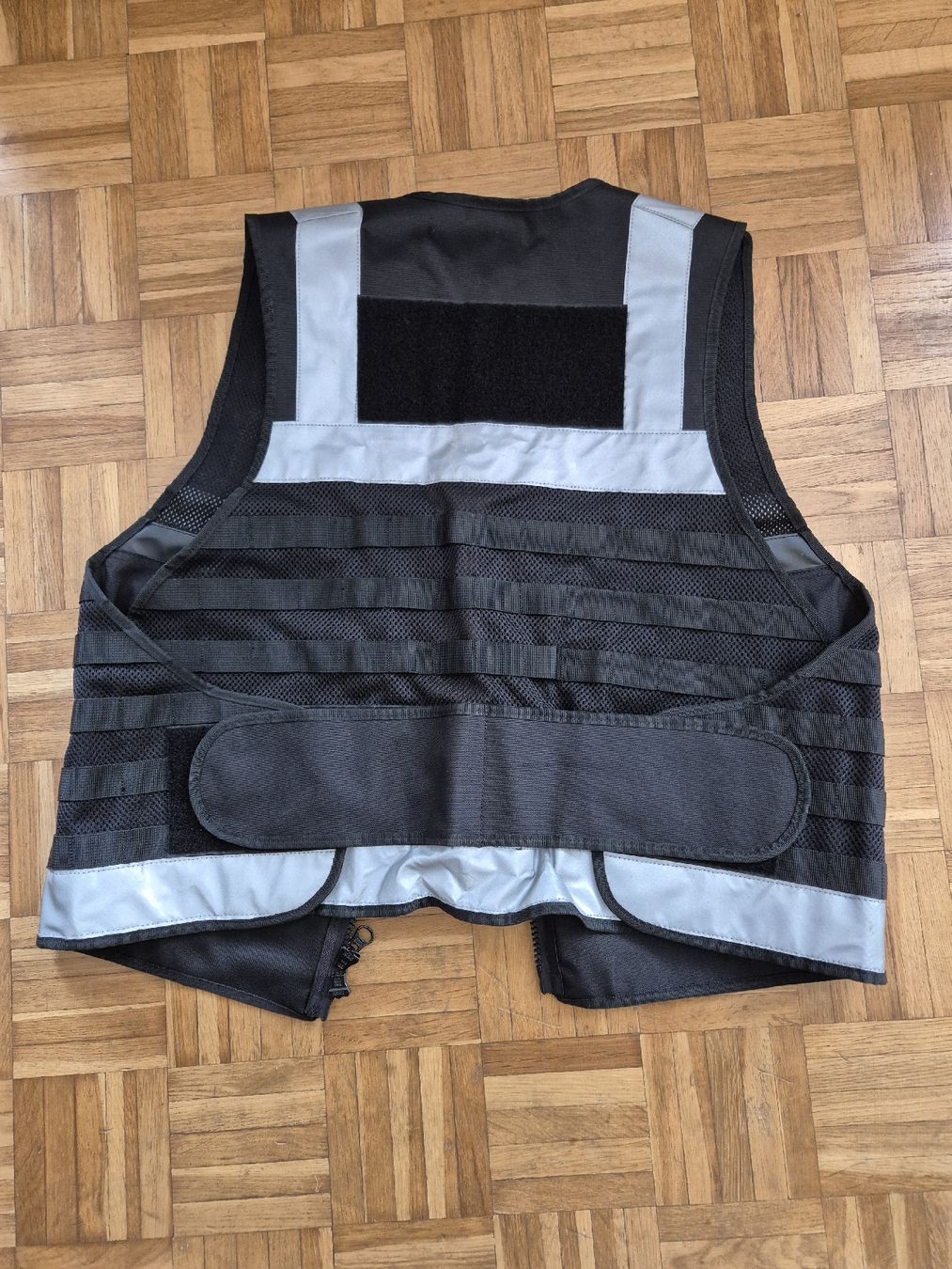 Uniformi: Security Einsatzweste Schwarz mit MOLLE & Reflexstreifen – Nuovo (secondo la descrizione) da Zürich venduto da Son_5sb6 1