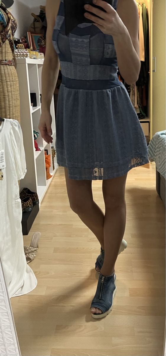 Kleiderpakete: WUNDERSCHÖNE SET S KLEID /SANDALE 38 – Neu (gemäss Beschreibung) aus Turbenthal von 310707 1