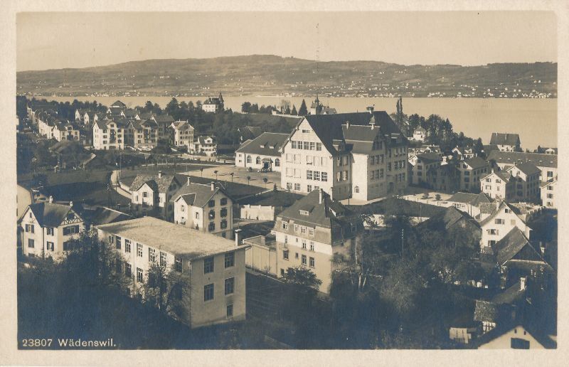 Cartoline postali: Wädenswil - Dorf + c1920 – Usato da Emmenbrücke venduto da teestube