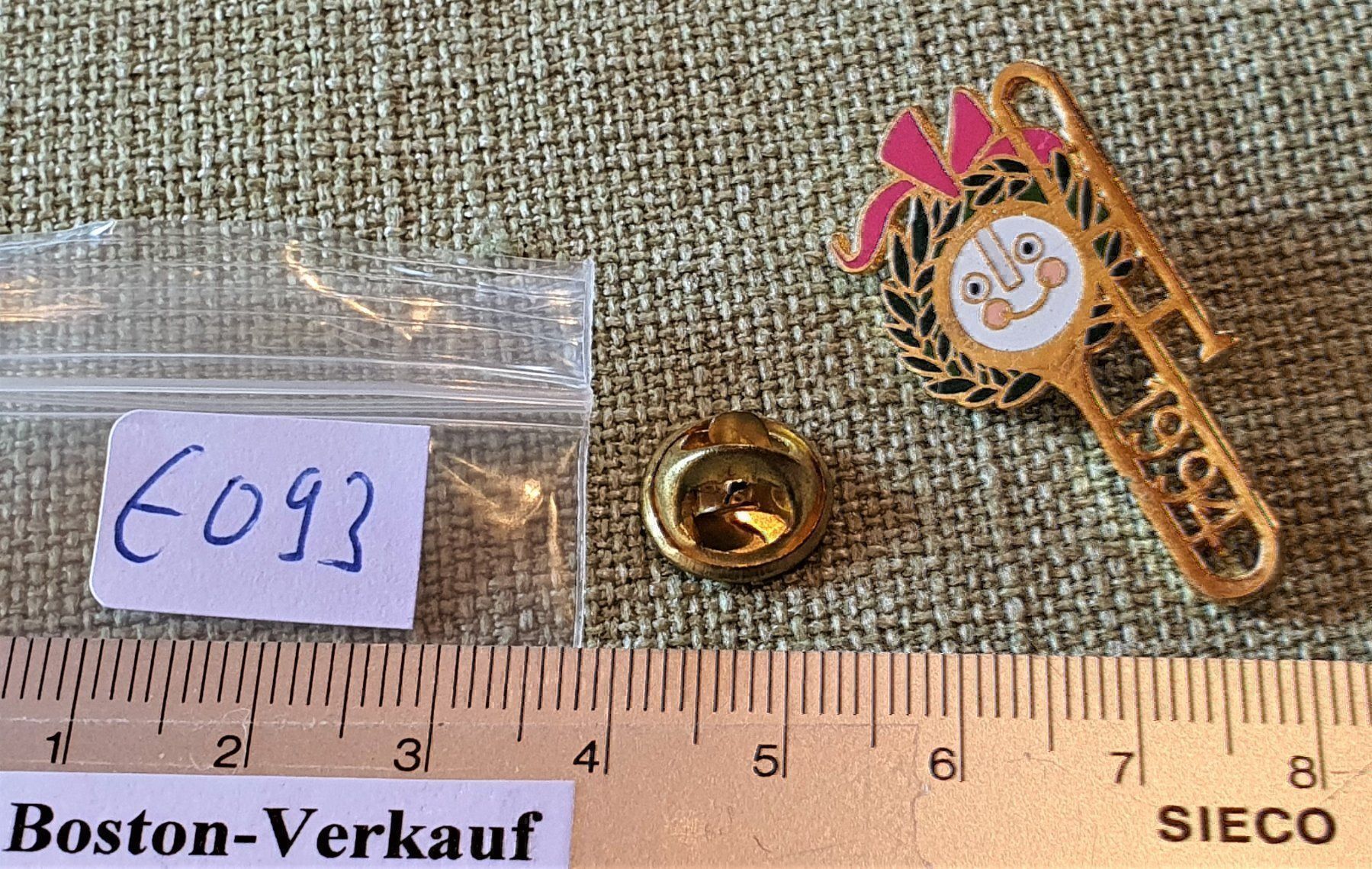 Plaketten & Abzeichen: E093 - Pin Schweizer Posaunentag 18./19. Juni 1994 – Gebraucht aus Reinach BL von Boston-Verkauf 2
