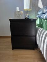 2 Nachttische dunkelbraun Ikea
