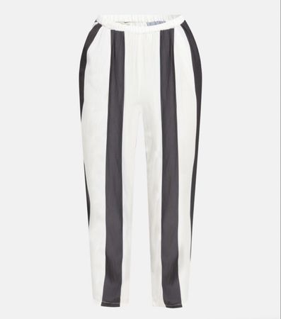 TRENDIGE STATEMENT HOSE – SCHWARZ/WEISS