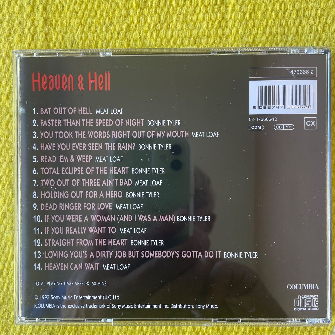 CDs: MEAT LOAF&BONNIE TYLER-HEAVEN&HELL – Gebraucht aus Rorschacherberg von CD-Roli 1