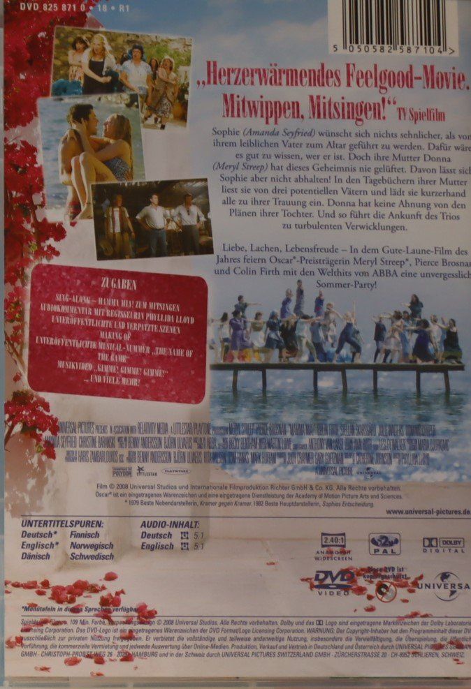 Tutti i DVDs: Mamma Mia – Usato da Luzern venduto da CONTENTI 2