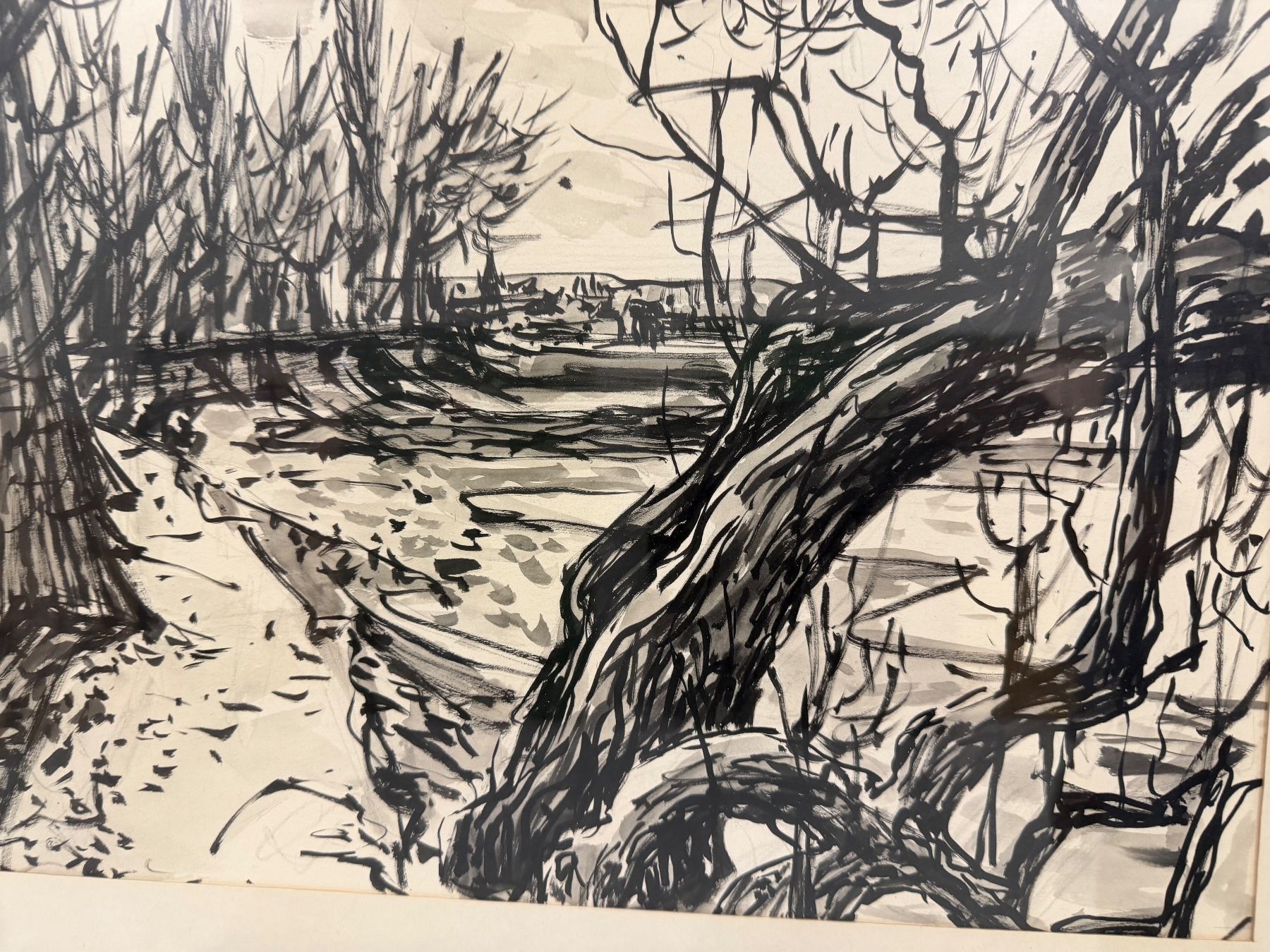 Dipinti: PAUL GROLIMUND Tintenskizze – Usato da Basel venduto da PAUL_ART 4