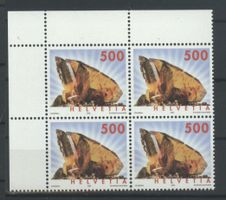 2002, Dauermarken Mineralien, Viererblöcke **