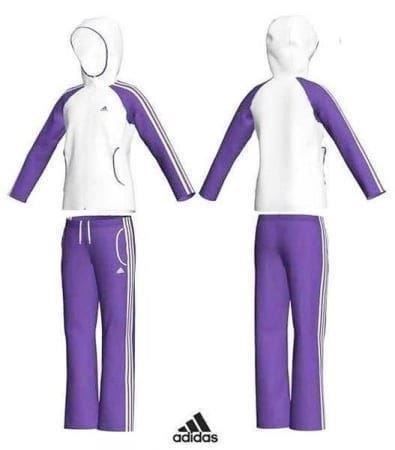 Adidas Kinder Mädchen Trainingsanzug Trainer Tracksuit/G.152