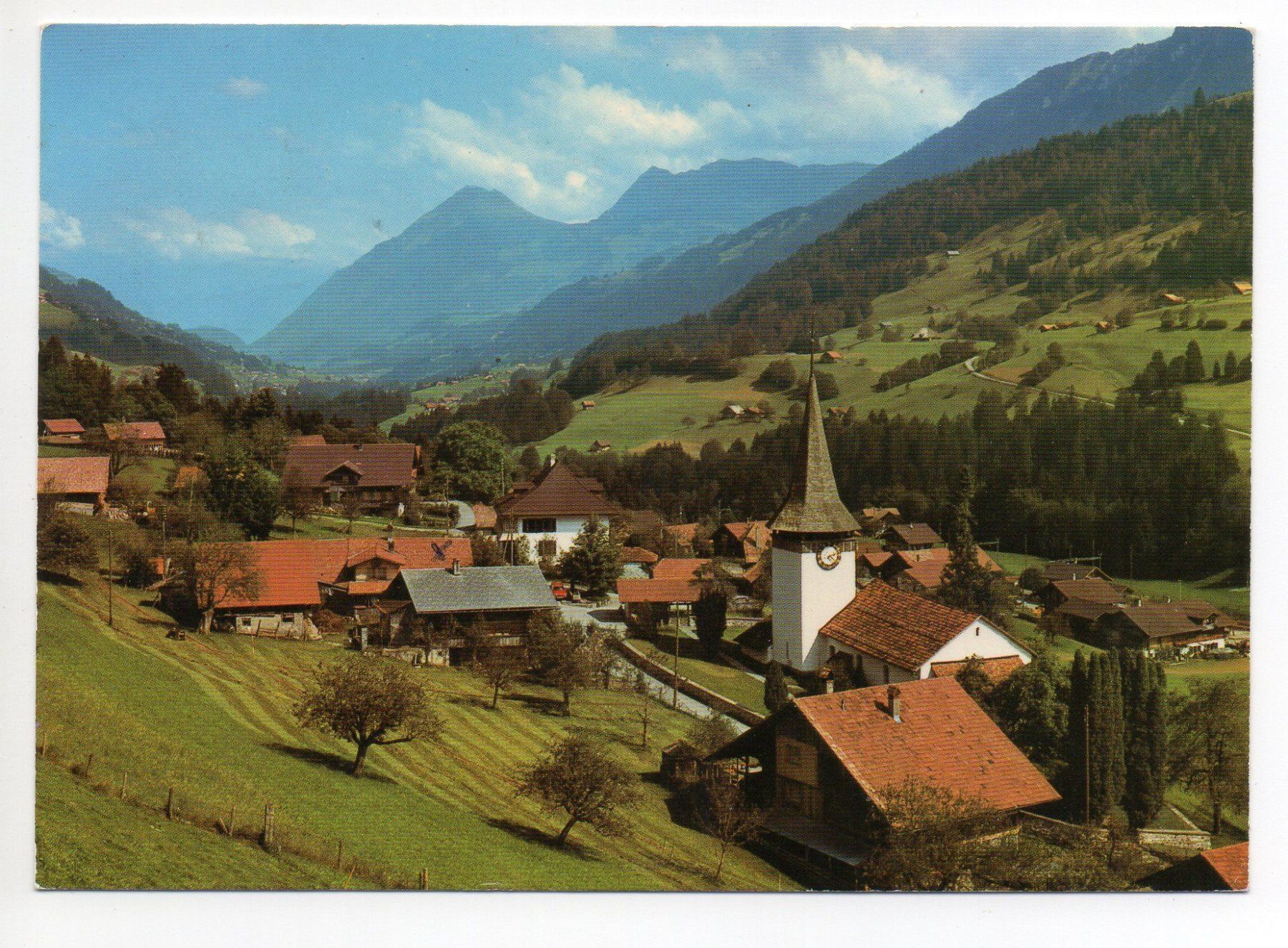 Cartoline postali: OBERWIL im Simmental - Niesen – Usato da Jona venduto da philajona