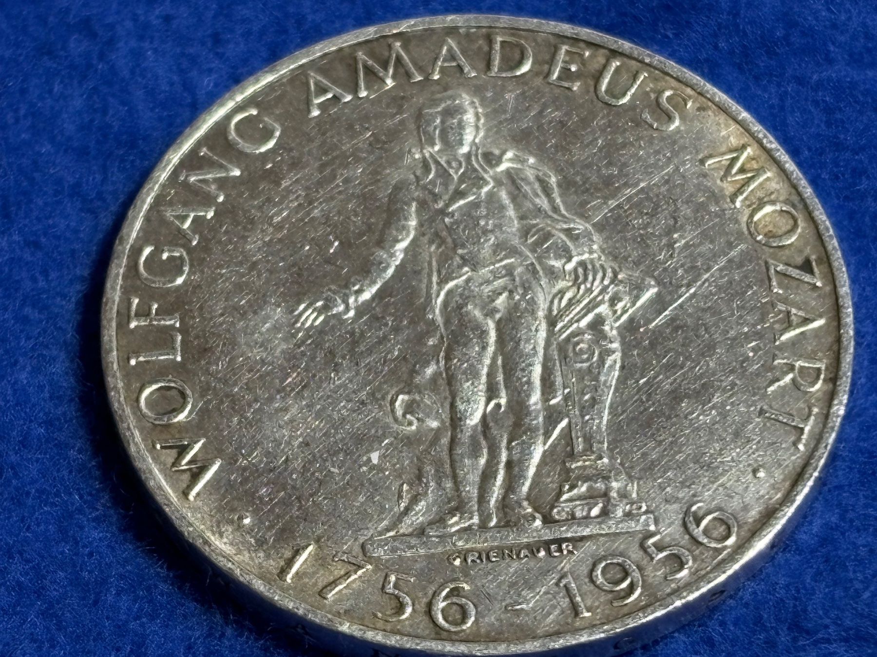 Tutti le monete: 1 Münze 25 Schilling 1956 – Usato da St. Peterzell venduto da verena40