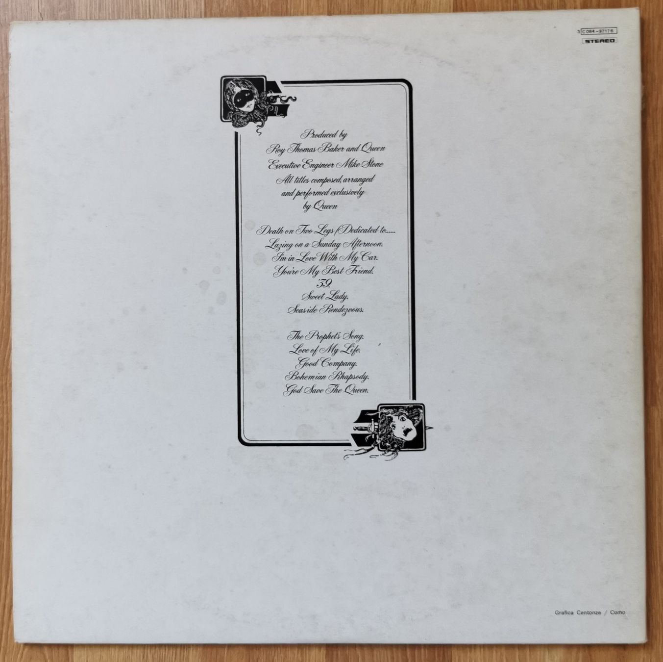 Dischi in vinile: Queen -  "A Night At The Opera"  Vinyl LP 1975 – Usato da Birsfelden venduto da dsc_f8gx 1