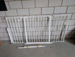 Absperrgitter Schutzgitter BabyDan Flex M 90 - 146 cm weiss