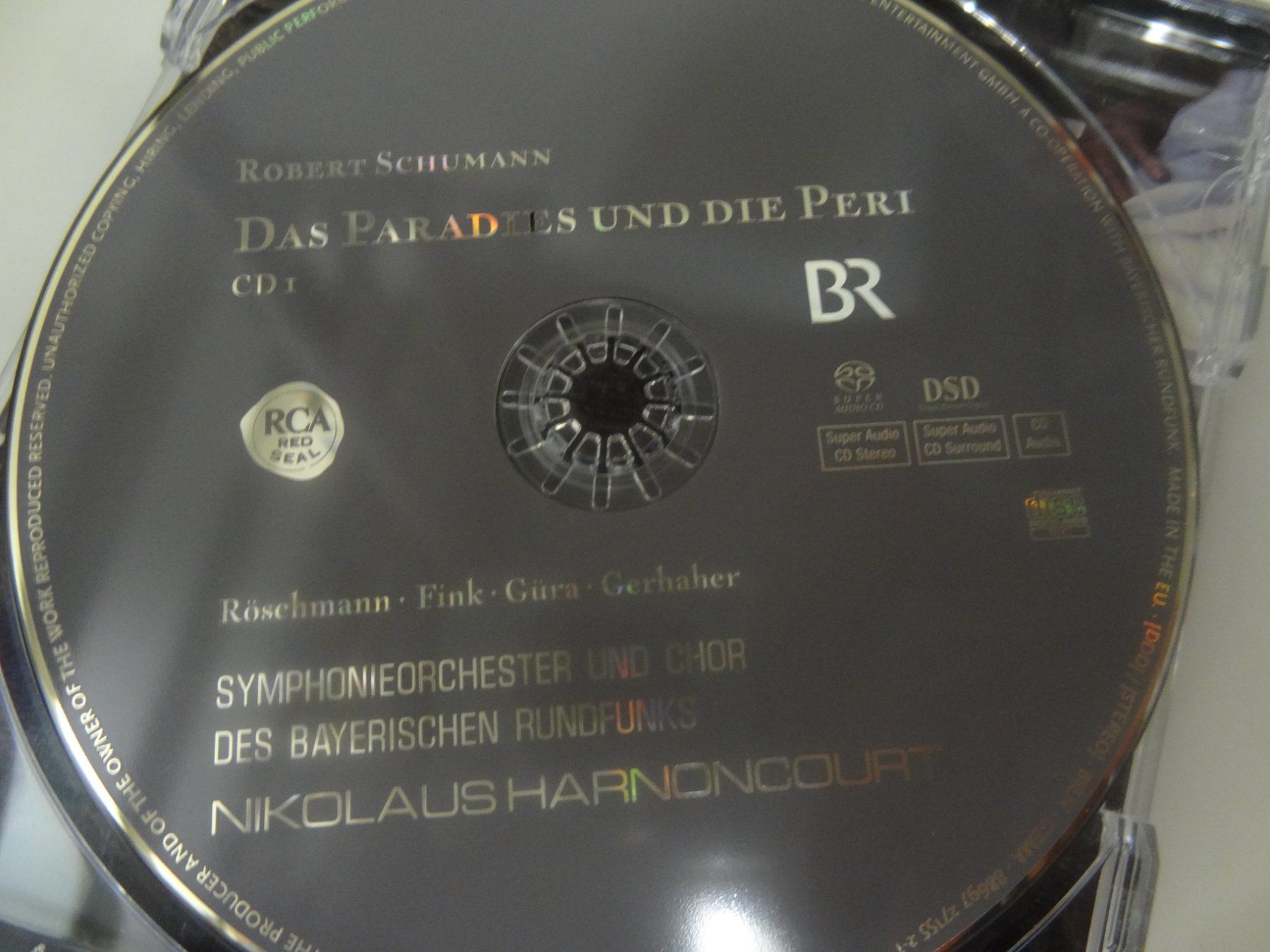 CD: Robert Schumann - Das Paradies und die Peri, DSD – Usato da luzern venduto da musicandart 3