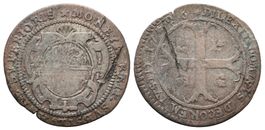 Obwalden Halbbatzen 1726, geteilte Jahreszahl  /2663