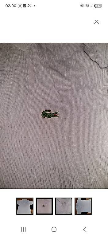 Magliette Polo: Lacoste Poloshirt weiss – Usato da Enggistein venduto da sar_b8hz 2