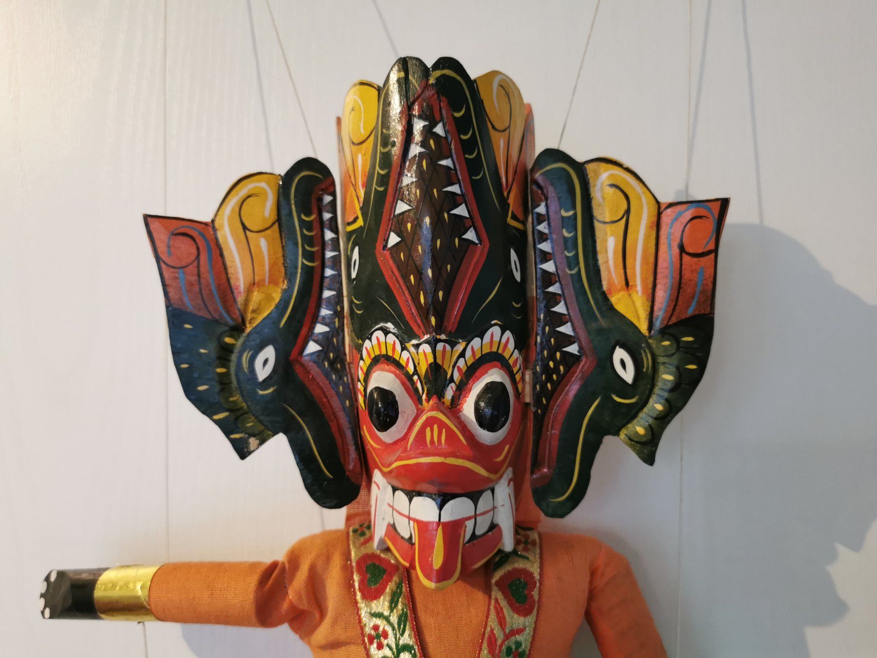 Bambole: Marionettenpuppe aus Sri Lanka – Usato da Gockhausen venduto da Porcini56 1