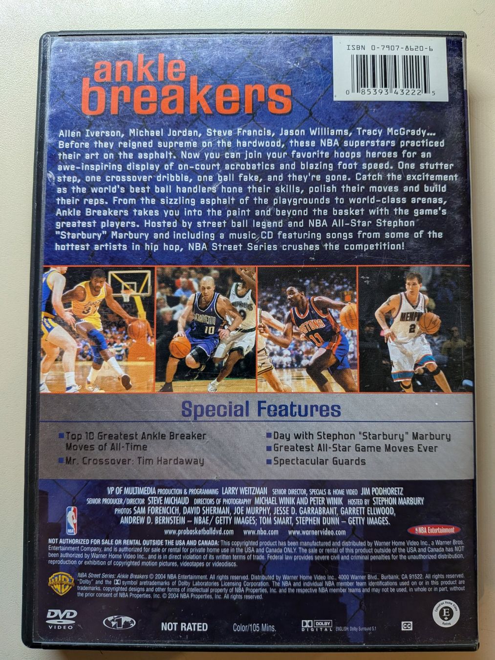 Tutti i DVDs: NBA Street Series: Ankle Breakers Vol.1 [DVD+CD] – Usato da Port venduto da gecotom 1