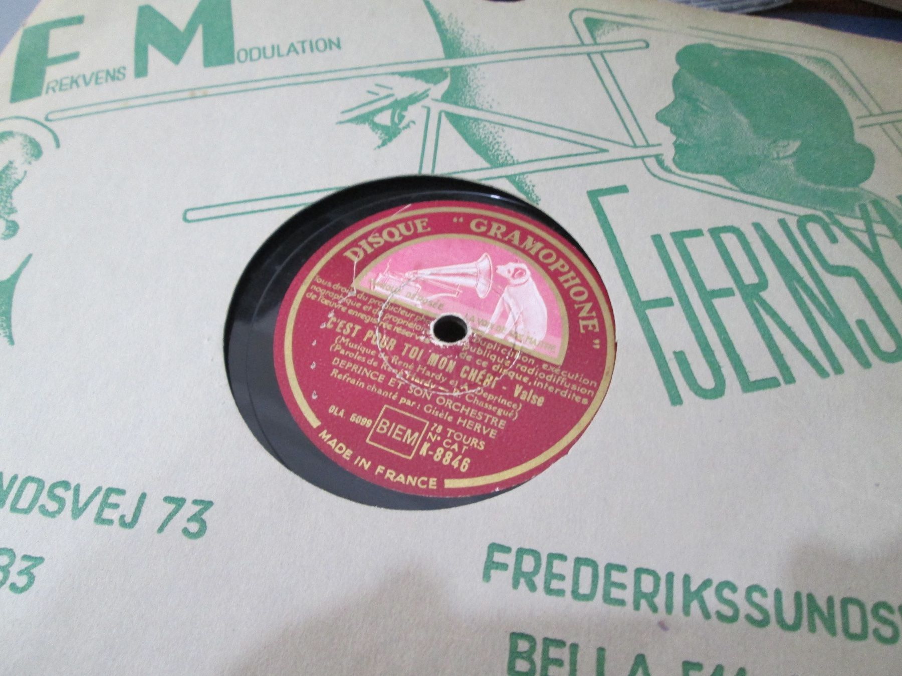 Schallplatten: DISQUES 78 TOURS – Gebraucht aus Lausanne von Leag 9