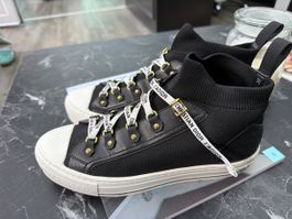 Dior ID High-Top Sneaker Black/White,39 , Spring