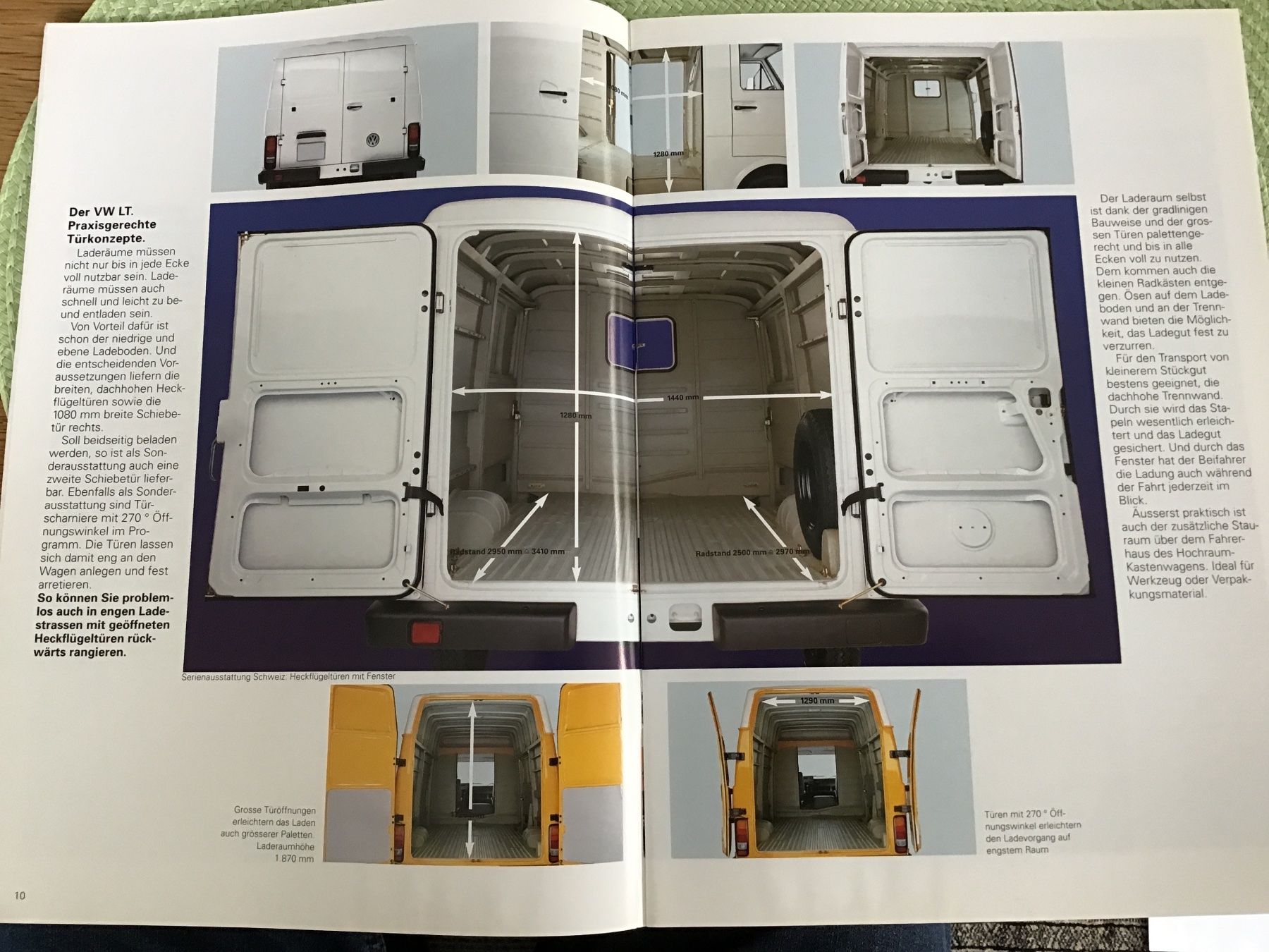 VW Documenti: VW LT Verkaufsprospekt August 1994 – Usato da Scherzingen venduto da Starseller62 3