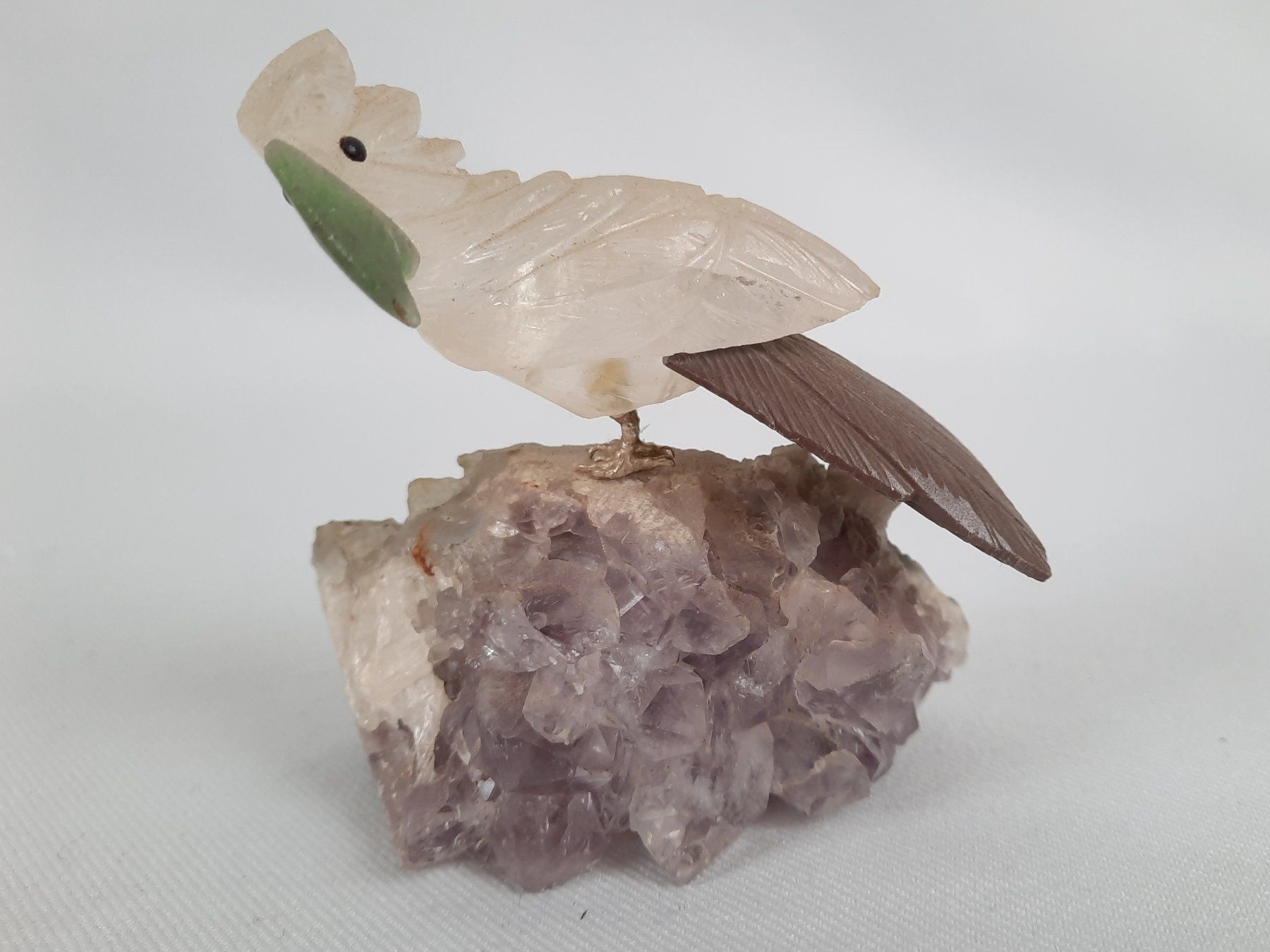 Minerali & Pietre curative: 3 Vögel auf Amethyst – Usato da Beinwil am See venduto da Restwert_Beinwil 3