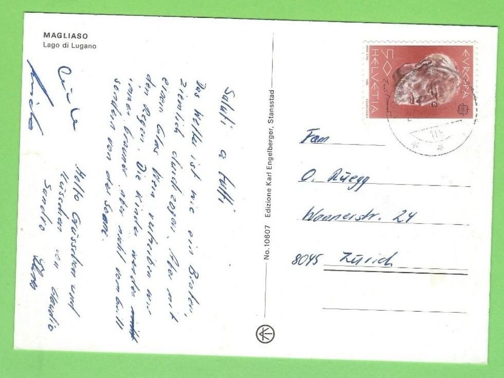 Cartoline postali: Magliaso – Usato da Zürich venduto da t24_de 1