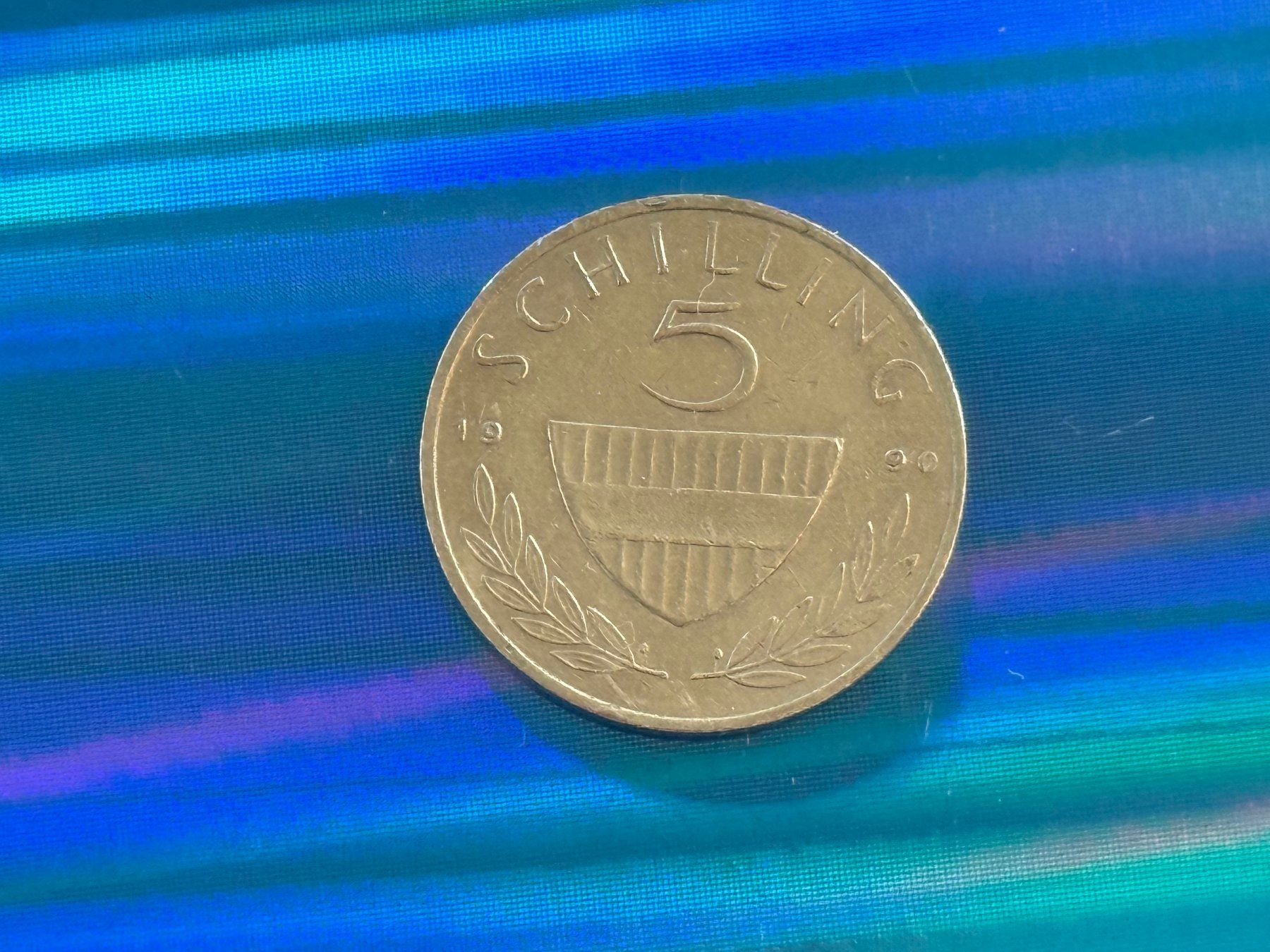 Tutti le monete: Österreich 1990 - 5 Schilling – Usato da Pfäffikon SZ venduto da Sieben77 1