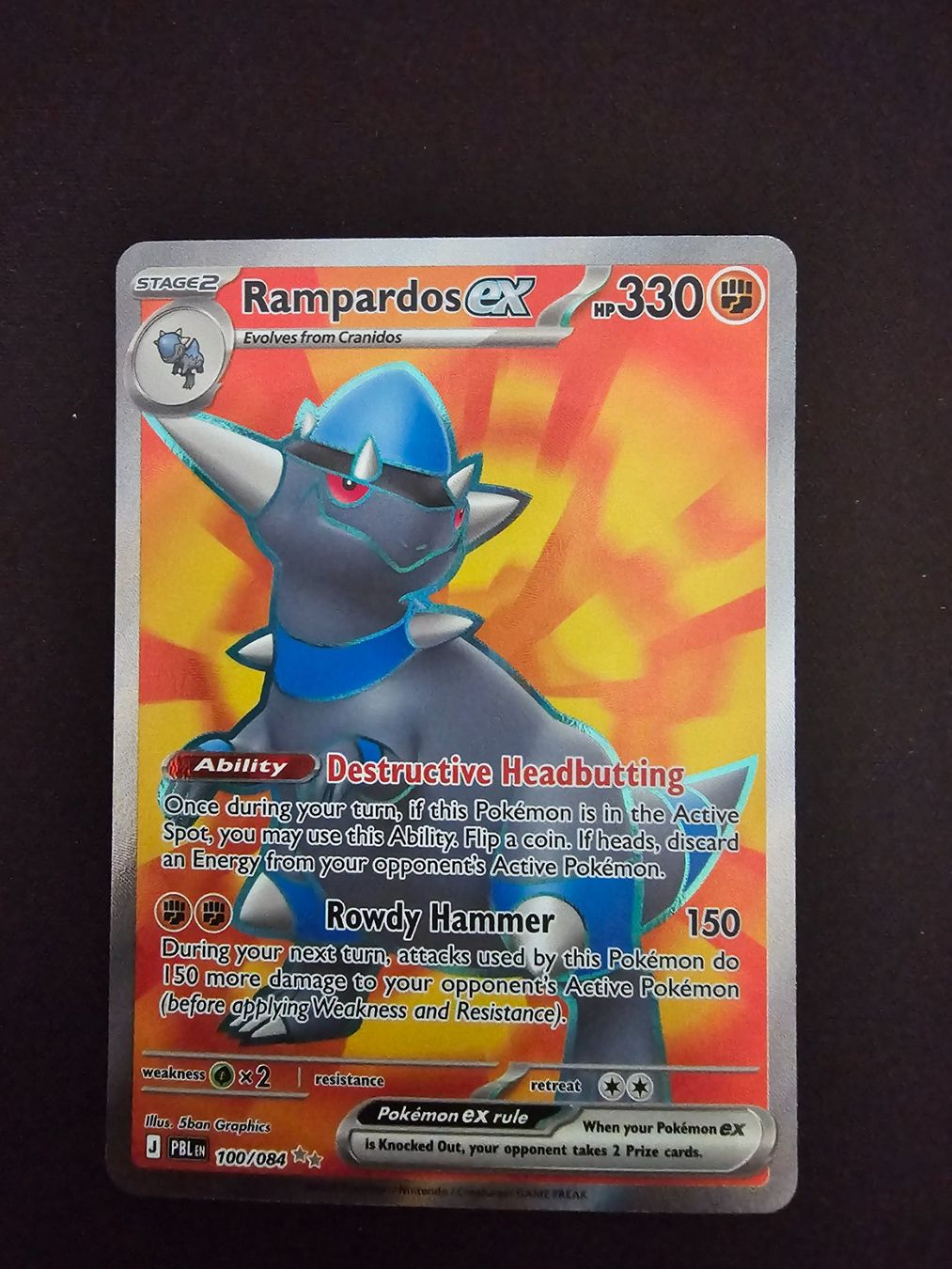 Pokémon Carte collezionabili: Rampardos EN Pokemon – Usato da Lufingen venduto da Argannon