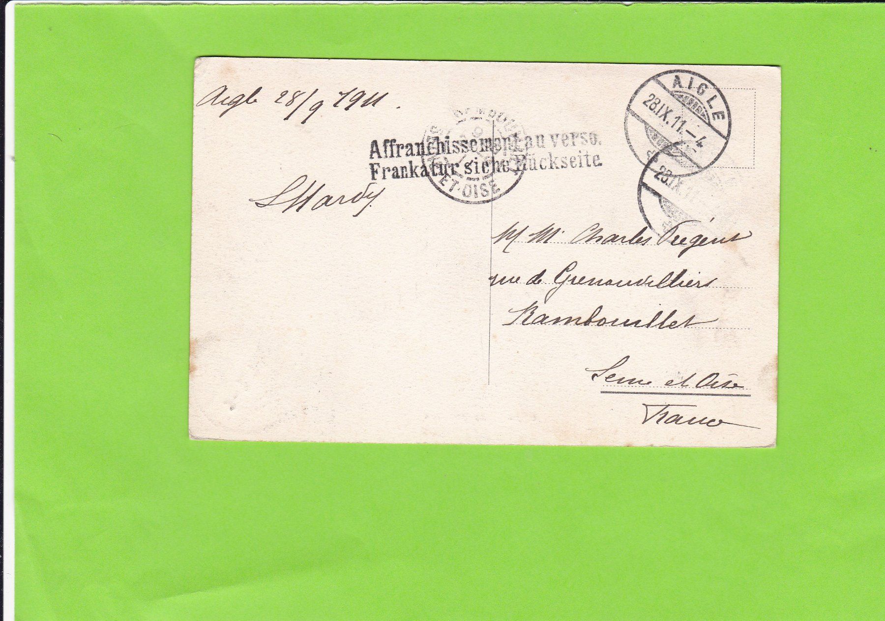 Cartes postales: Aigle-Le Château – D'occasion à St. Peterzell par neckertal 1