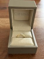 Goldring mit Diamant Grösse 54 750/18K 0.25 ct