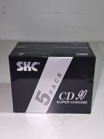 Kassetten von SKC CD 90 Super Chrome 5 St. Neu. (nov611)