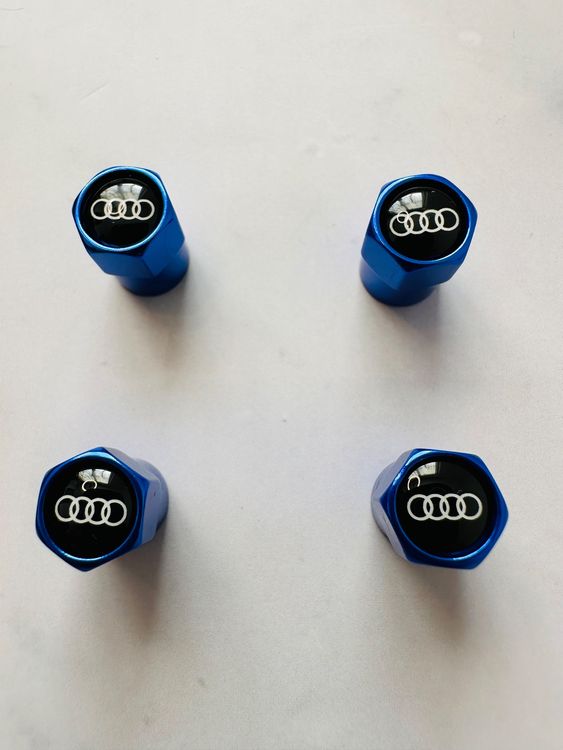 Stylish Reifen-Staubkappen Für Audi Q2 Q3 Q4 - Alu Ventilkappen Auto Motorrad