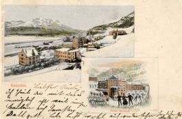 Samaden  GR  mit Hôtel BERNINA       um 1909