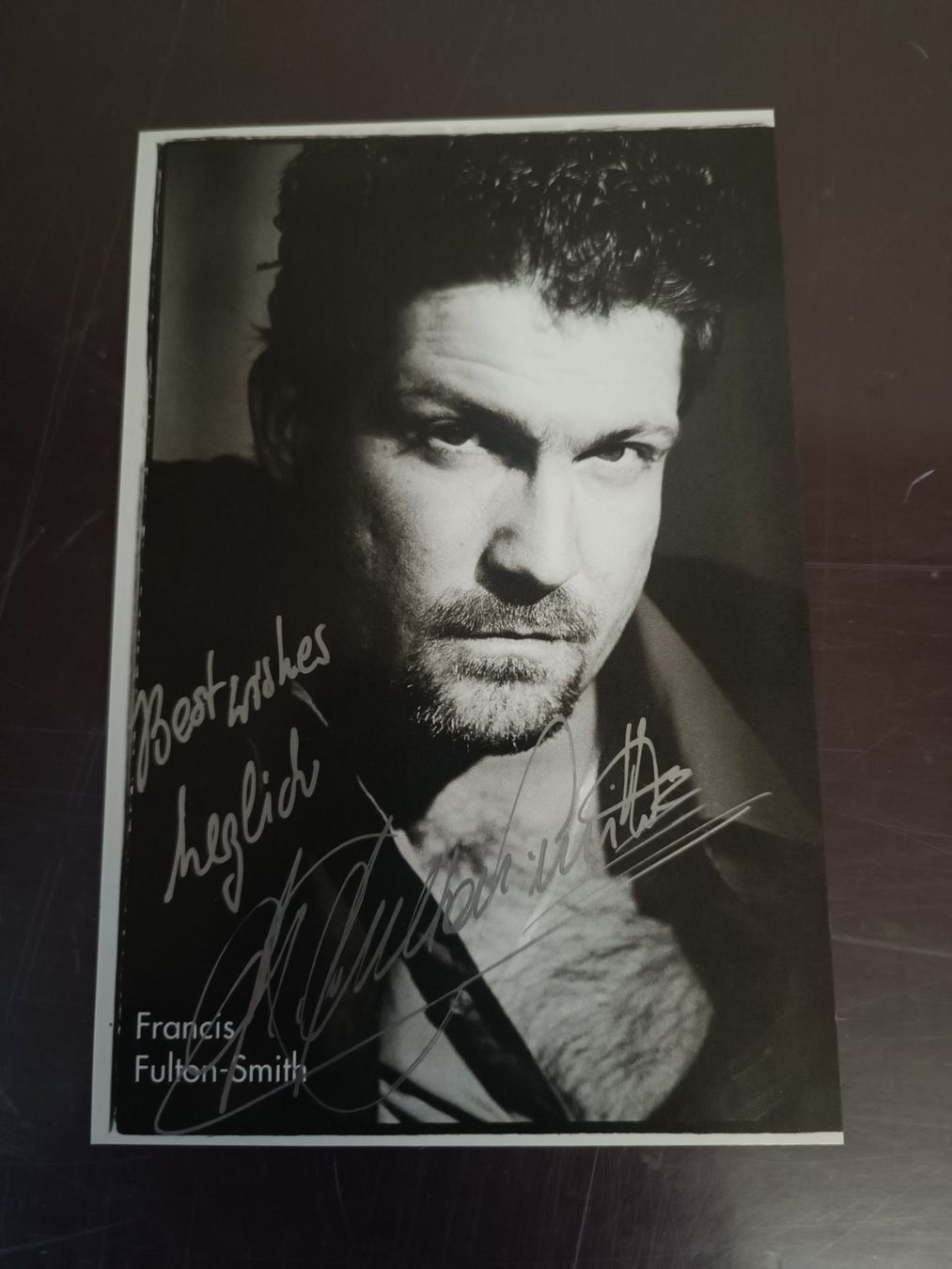 Autografi: Francis Fulton-Smith - handsignierte alte Autogrammkarte – Usato da Menziken venduto da Artographs
