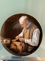 ALBERT ANKER Sammelteller "Der Schuhmacher" von 1983