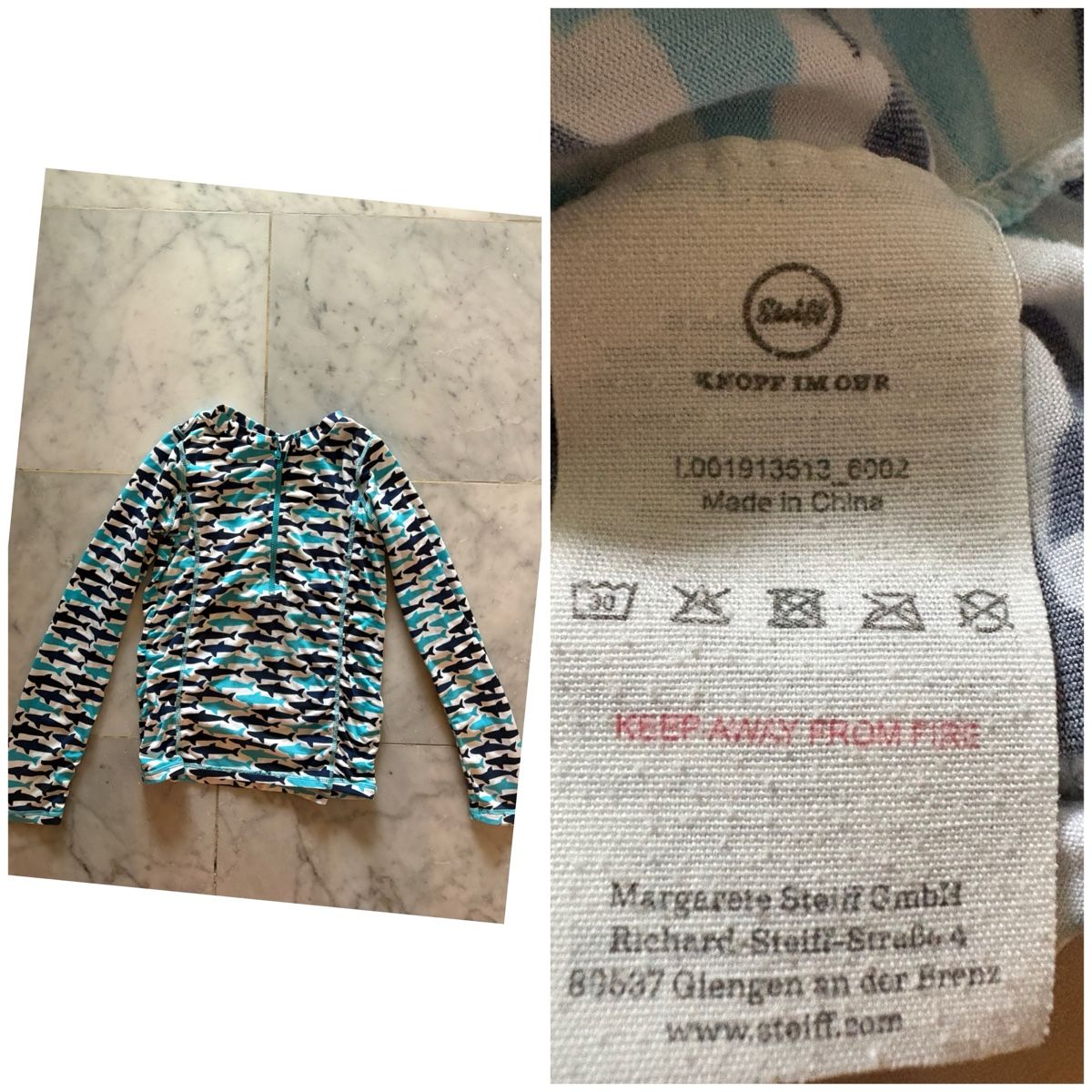 Steiff Costumi da bagno: Steiff Schwimm T-Shirt – Usato da Meilen venduto da Michael-Elena 2