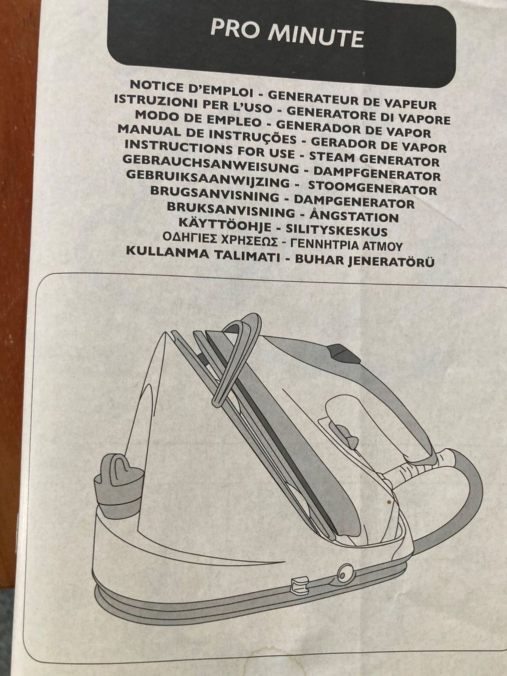 Tefal Ferri da stiro: Bügeleisenstation TEFAL PRO MINUTE – Usato da Eschenbach SG venduto da verbascum 5