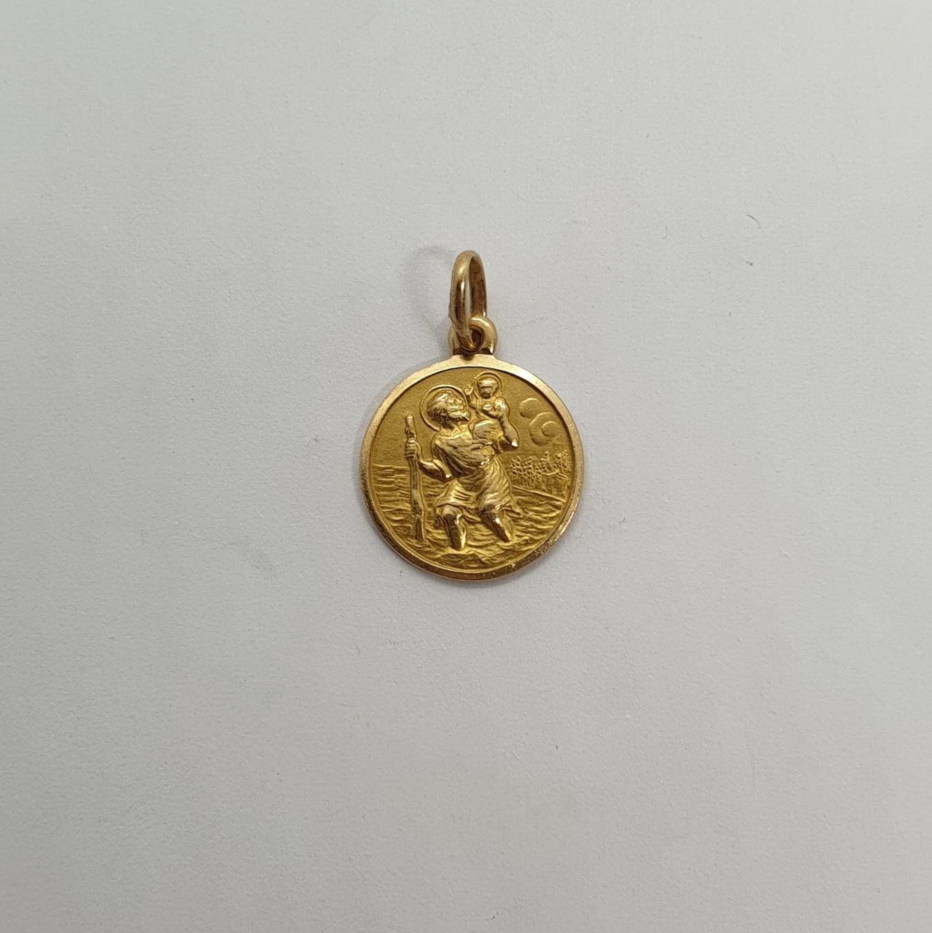 Ciondoli: Echt 18K Gold - Jesus/Auto Anhänger – Usato da Luzern venduto da Goldhaus-Luzern