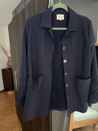 Sezane Jacke Will Dunkelblau 
