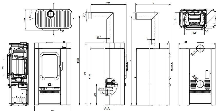 Stufe caminetto: Austroflamm Sina Xtra ein echter Speicherofen – Nuovo (secondo la descrizione) da Ruswil venduto da inf_7rxw 2