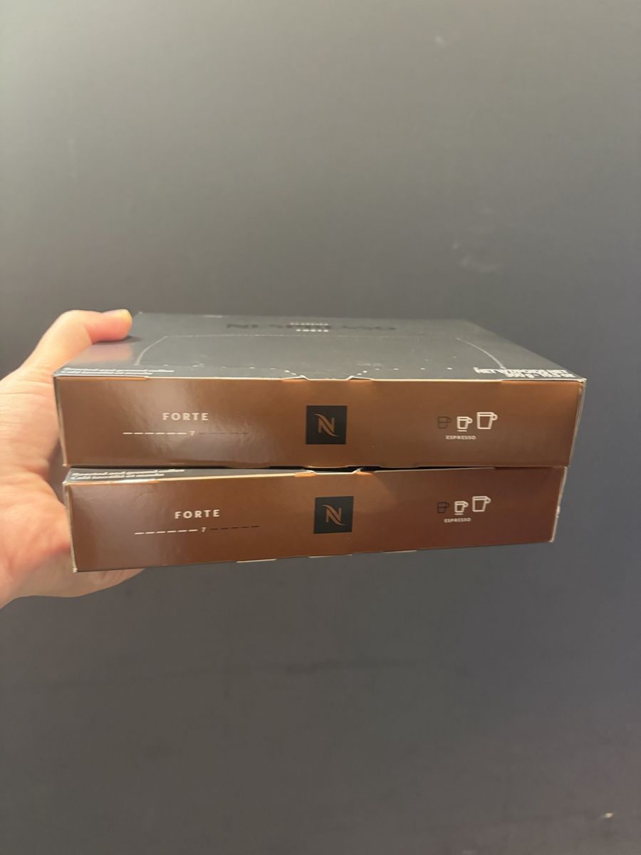 Nespresso Macchine per caffè & Macchine per espresso: Nespresso Kapseln Forte 100stk – Nuovo e nell'imballaggio originale da Oberdiessbach venduto da Wiederliebe