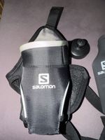 Salomon Trinkgurt mit 600 ml Flasche schwarz gebraucht